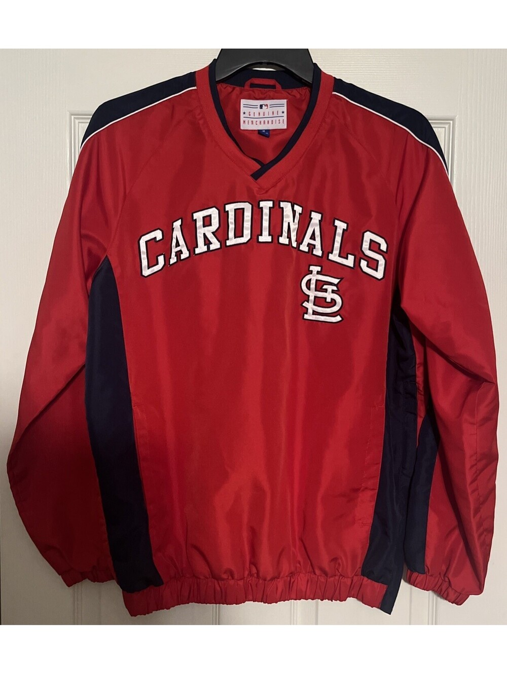 St. Louis CARDINALS MLB Genuine Merchandise V-Neck Pullover Sweater Men’s Medium